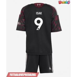 Lacne Dětský Futbalové dres Liverpool Alexander Isak #9 2026-27 Krátky Rukáv - Tretina (+ trenírky)